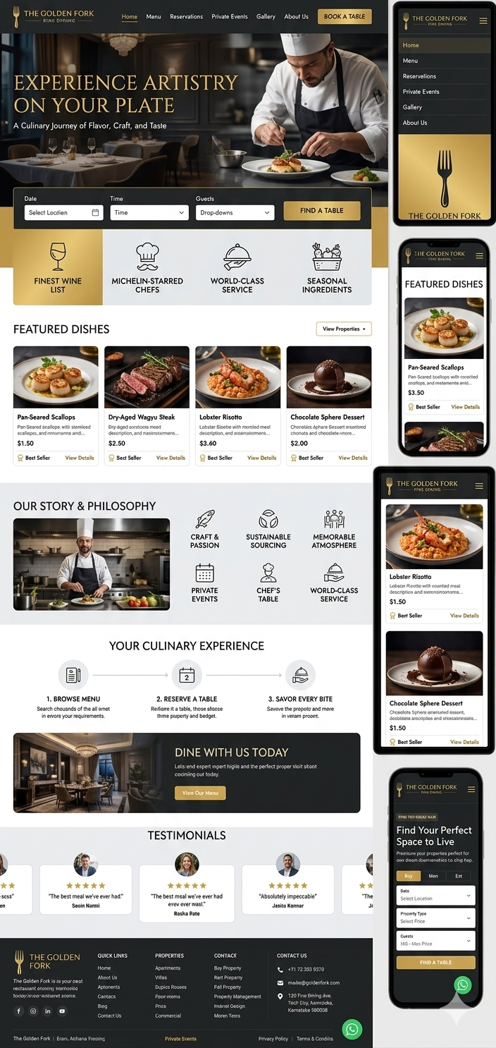Gym website template preview image